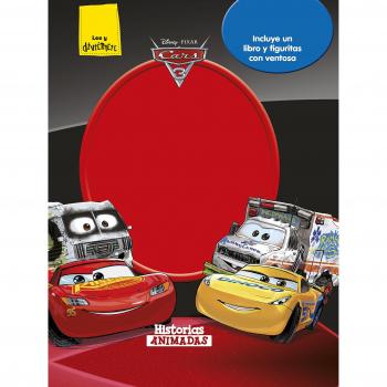 Cars 3. Historias animadas: Incluye un libro y figuritas con ventosa