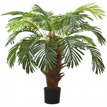 Palmera Cycas Artificial con Macetero Verde 140 cm, 90 cm y 160 cm - Planta Falsa para Oficina