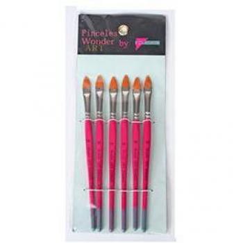 Set de 6 Pinceles para Bellas Artes Pryse 6102010