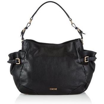 Cinque Natale Beutel - Bolso de mano para mujer, color Negro 9000, talla 37x28x14 cm