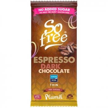 So Free Chocolate Negro Espresso 72% Cacao 80g