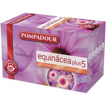 Pompadour Té Infusion Equinácea Plus 5 - 20 bolsitas - [Pack de 5]