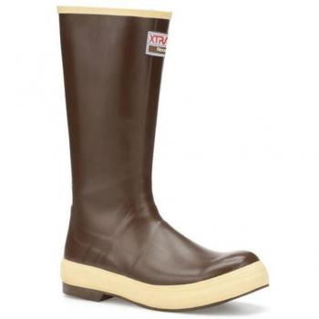 Xtratuf Men's 15-Inch Plain Toe Legacy Waterproof Boot - Copper/Tan