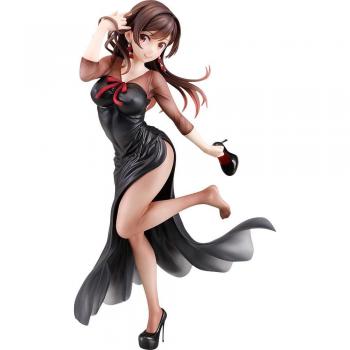 Figura Good Smile Company Chizuru Mizuhara 23 cm Rent-A-Girlfriend 1/7 escala, estatua de PVC, versión vestido de fiesta