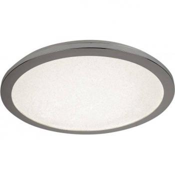 Plafón de baño cromo LED 1 bombilla IP44 2,5 cm 17,5 W 4000K