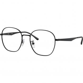 Ray-Ban RX6515D Asian Fit 2509 Armazones para Hombre Negros con lentes recetados, ajuste asiático y diseño elegante