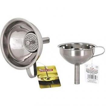Privilege S2201401 Embudo, Stainless Steel