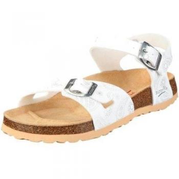 Superfit Fussbettpantoffel 60011552 - Zapatillas de casa para niña, color blanco, talla 27