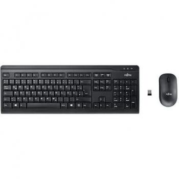 Fujitsu LX410 Teclado RF inalámbrico QWERTY Español Negro