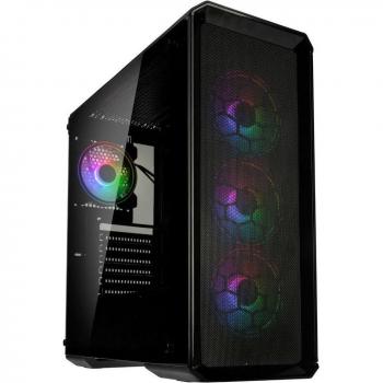 Kolink Levante V2 ARGB Midi Tower Transparente, Negro