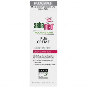 Crema para Pies Sebamed Urea 10% Sin Perfume, 100 ml - Hidratación Intensiva para Piel Seca