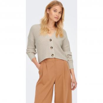 Jersey de punto con botones para mujer