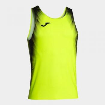 Camiseta Deportiva Sin Mangas Joma Elite XI para Hombre en Amarillo Flúor