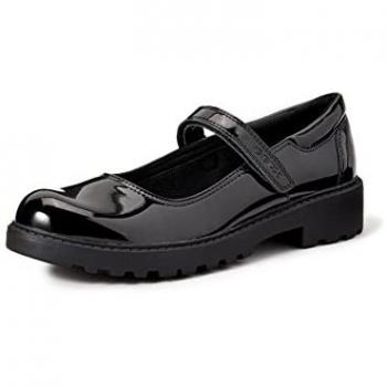 Zapatos Geox Casey Niña Negro con plantilla transpirable y suela antideslizante, talla 31