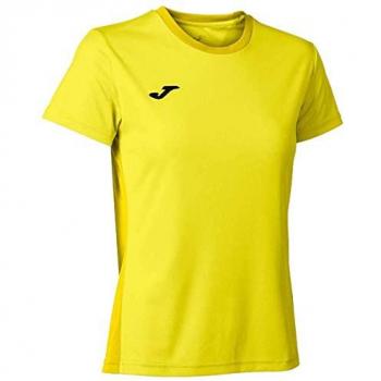 Camiseta de Manga Corta Mujer Winner II Amarillo Joma