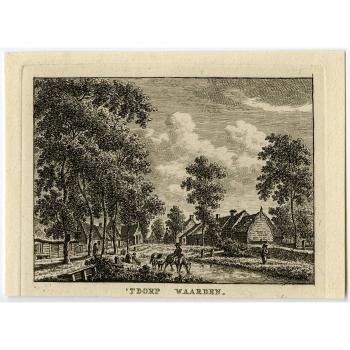 Antiguo print-waarden-village-zeeland-zuid beveland-bulthuis-bendorp-1792