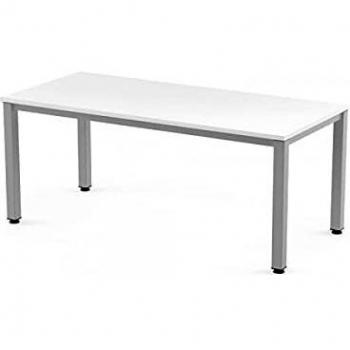 MESA EXECUTIVE DE ROCADA 180X80 CM COLOR ALUMINIO/BLANCO