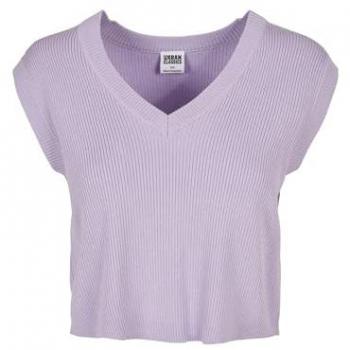Urban Classics Women's Lilac Short Knitted Slip-On Dress