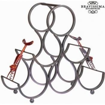 Portabottiglie 6 bottiglie - Art & Metal Collezione by Bravissima Kitchen