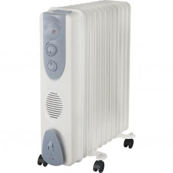Calefactor Eléctrico Interior Pyramidea TL011 2500W Radiador de Aceite Gris