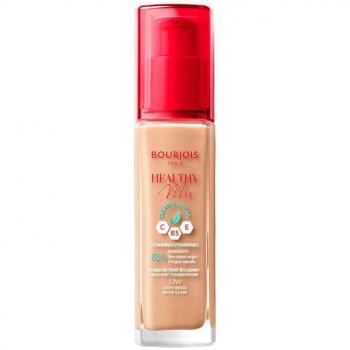 Bourjois Healthy Mix Clean & Vegan Foundation 53W Light Beige, Radiance Moisturising Foundation 24h, Shade 53W Light Beige, 30 ml