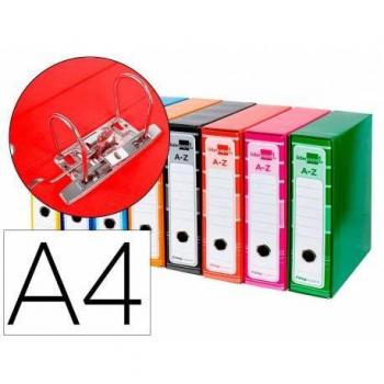 Archivador de palanca Liderpapel Filing System con caja A4 Lomo 80 mm colores Surtidos