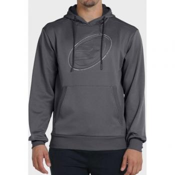 Sudadera de Hombre Bullpadel Baltar Carbon Negra