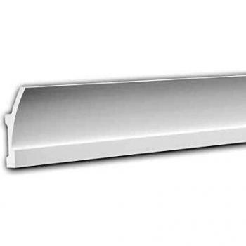 Cornisa Decorativa de Estuco Moderna Blanca para Iluminación Indirecta 2 m