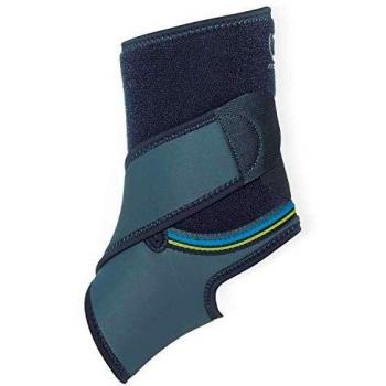 PRIM NEOPRAIR | Tobillera Envolvente | Neopreno Transpirable | Dolor articular/Esguinces/Tendinitis | Uso deportivo | Talla única, Bilateral | Color Gris y Azul