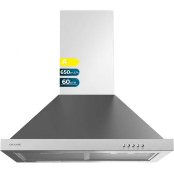 Campana Extractora 60 cm Piramidal Bolero Flux PM 606500 Inox A