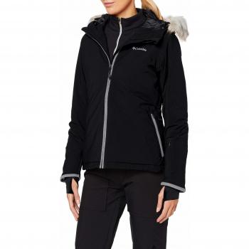 Columbia Alpine Slide Chaqueta de esquí, Mujer, Negro