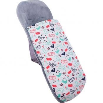 Saco para silla de paseo Jyoko con forro polar impermeabilizado Dino Party