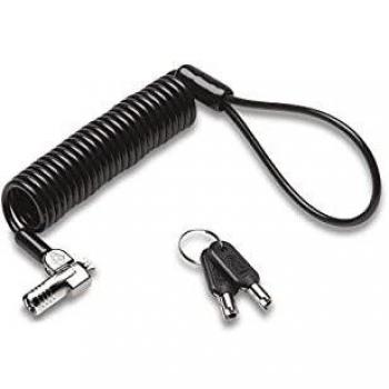 Kensington Candado Portátil con Llave para Portátiles Nanosaver, 2.3m, Hidden Pin, Bloqueo Cleat, Apto para portátiles HP