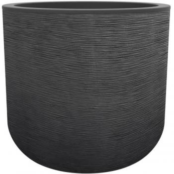 Maceta EDA Gris Plástico Redonda Ø 40 cm