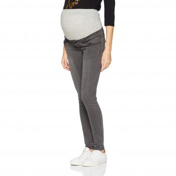 MAMALICIOUS Mllola Slim Grey Jeans A. Noos, Pantalones para Mujer, Gris Denim, W28/L32