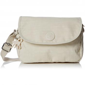 Kipling Cayleen BP Bolso Bandolera, Color Hueso