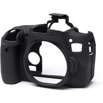 Easycover ECC760DB - Funda de Silicona para Canon 760D/ T6S, Color Negro