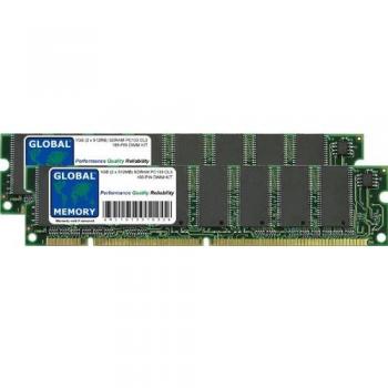 GLOBAL MEMORY 1GB (2 x 512MB) SDRAM PC133 133MHz 168-PIN DIMM Memoria RAM Kit para Yamaha Motif ES6 / ES7 / ES8 / XS6 / XS7 / XS8 Teclado Sintetizador