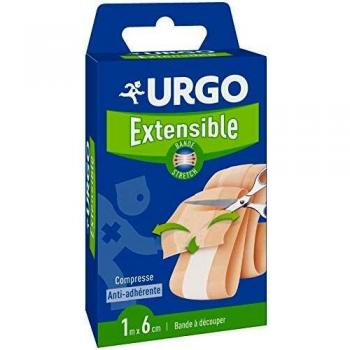 Banda Extensible Urgo 1m x 6cm - Cortable y Antibacteriana