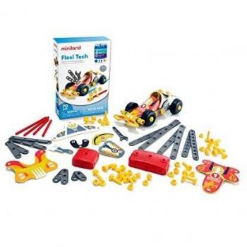 Miniland- Juego de contrucción para niños, Multicolor