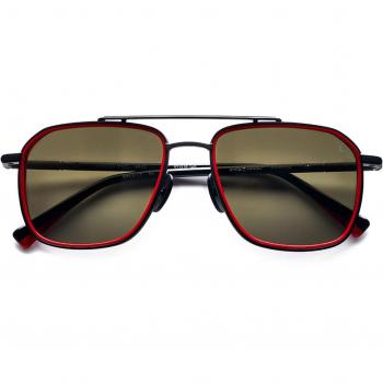 Etnia Barcelona Munger Moss Sun BKRD Red Men's Sunglasses 57mm