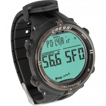 Cressi Newton Titanium Ordenador de Buceo, Adultos Unisex, Negro, Talla Única