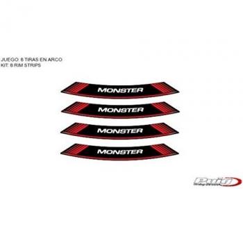 Pack adhesivos llantas 5527R de Puig DUCATI MONSTER