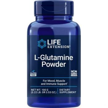 Life Extension L-Glutamine Powder 100g - Pure Amino Acid Supplement
