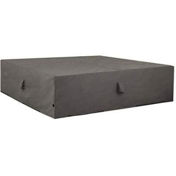 Madison Funda para Muebles de Exterior Mobiliario Casa Tela Muebles Jardín Hogar Bricolaje Accesorios Complementos Bancos Mesas 130x130x85 cm Gris