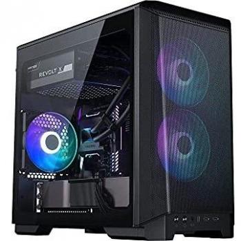 Phanteks Eclipse P200 Air - Caja Mini-ITX, vidrio templado, color negro