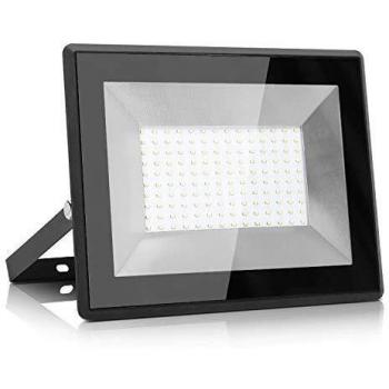 Aigostar Foco Led Exterior 100w,10000LM Foco Proyector Led, IP65 Impermeable Luz de Seguridad,Blanco Frío 6400K Floodlight Led, para Jardín, Patio,Garaje, etc.