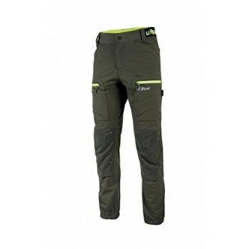 U-power Pantalones de trabajo Horizon U-4 stretch - L - Verde oscuro
