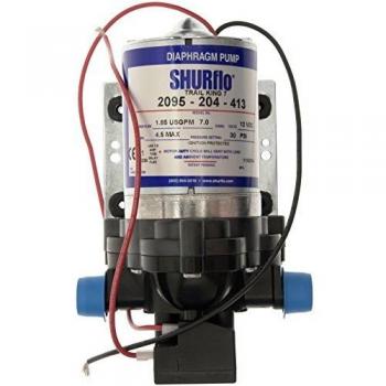 Shurflo Bomba de Agua Trail King 7, Color Plateado, 12 V, 30 PSI