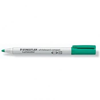Rotulador Whiteboard Compact 341-5 Verde Staedtler - Rotulador para pizarra blanca, color verde, de la marca Staedtler, modelo Lumocolor